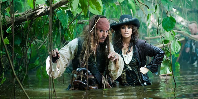 Johnny Depp, Penélope Cruz, Pirates of the Caribbean: On Stranger Tides