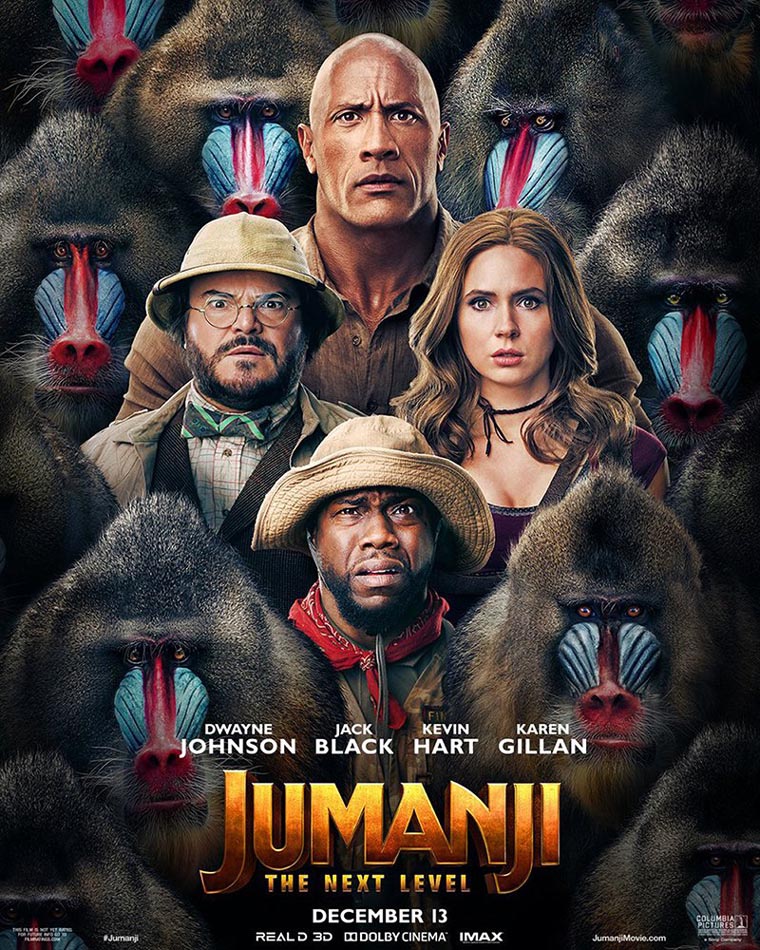 Jumanji: The Next Level, poster