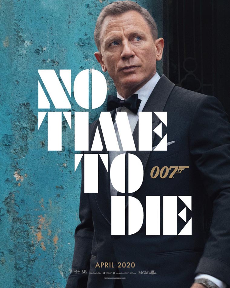 No Time to Die, James Bond, 007, poster