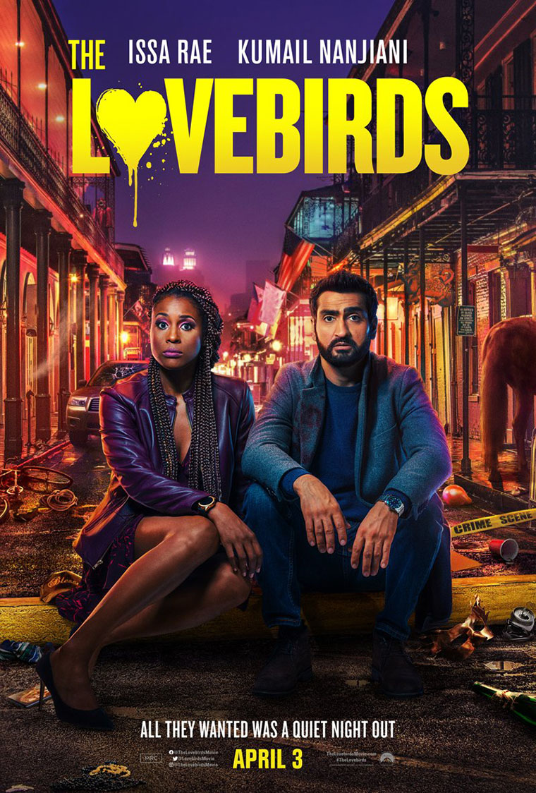 The Lovebirds, trailer, Issa Rae, Kumail Nanjiani, poster