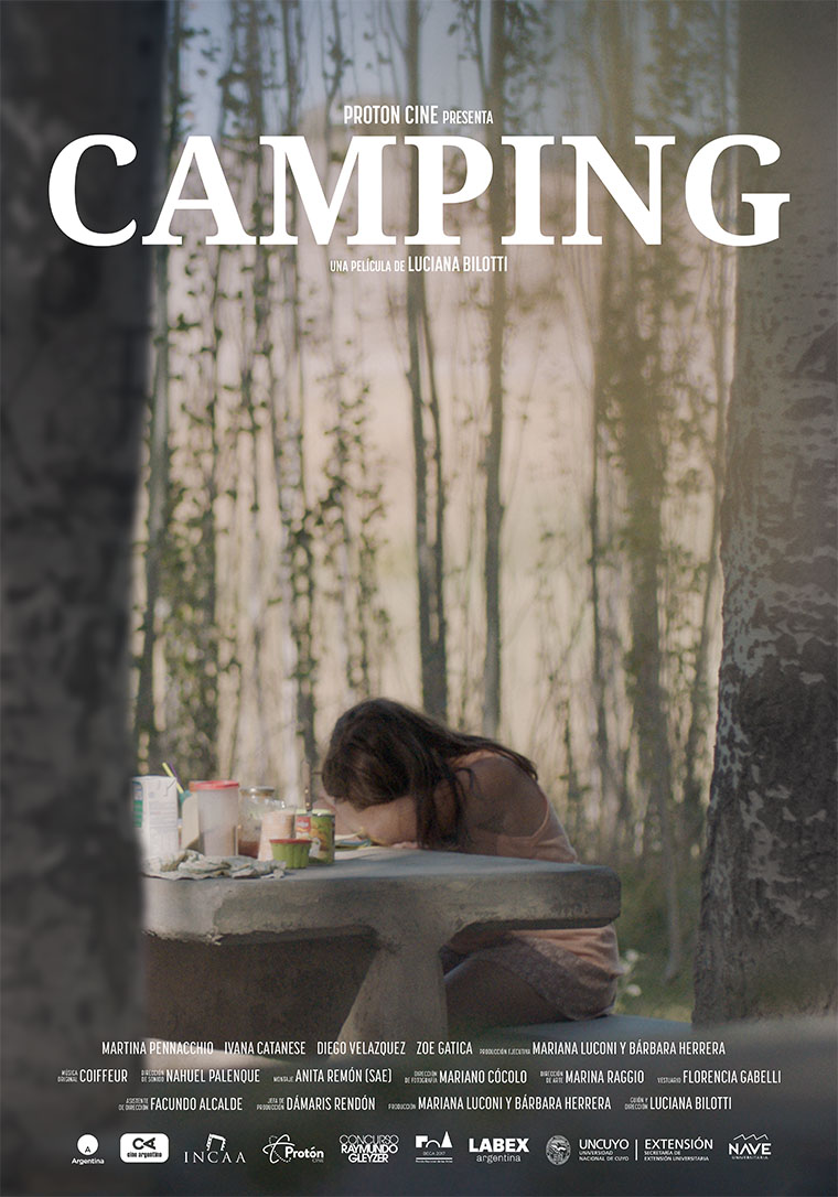 Camping, Lucía Bilotti, póster